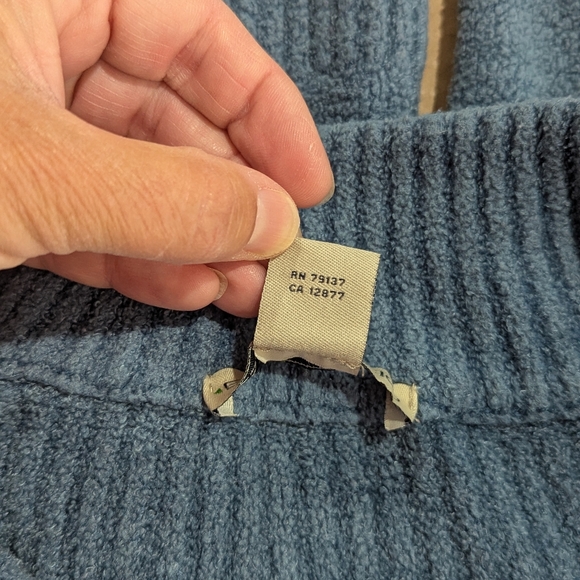 Exofficio Women's 1/4 Zip Cornflower Blue Pullover Super Warm Soft Sweater Sz XL - Picture 10 of 13
